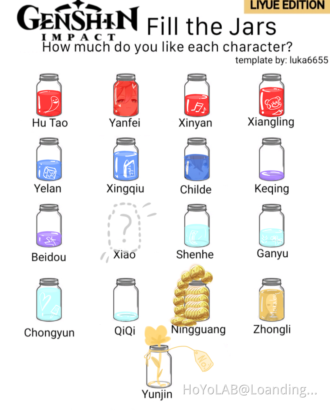 Fill the Jars Genshin Impact HoYoLAB