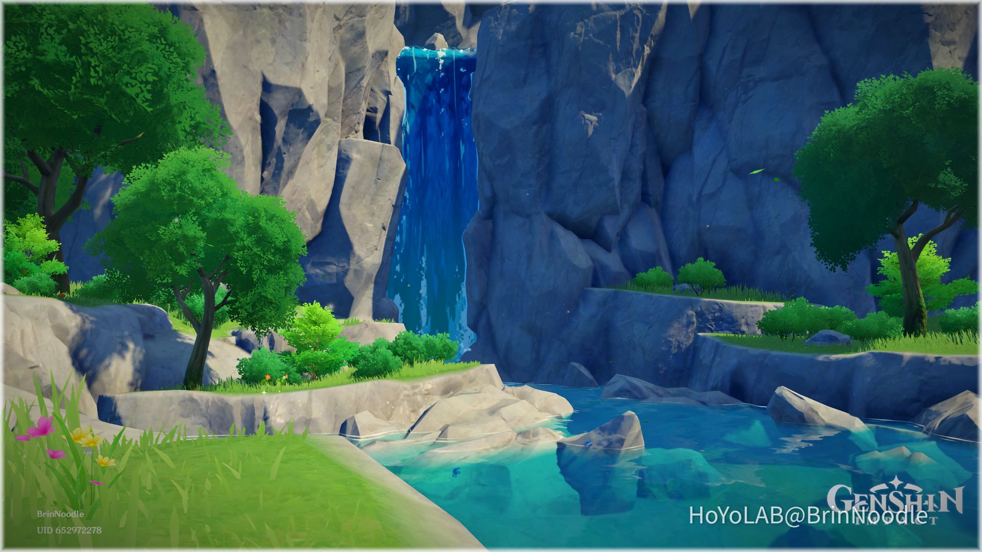 Photography of Teyvat Mondstadt "Falling Water" Genshin Impact HoYoLAB