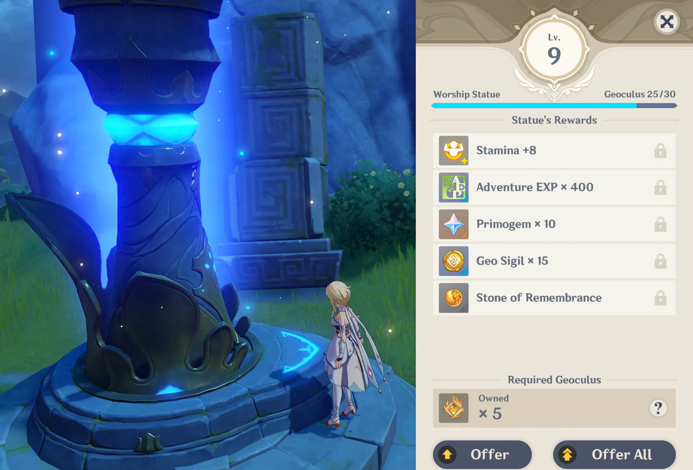 Liyue statue of the seven Genshin Impact HoYoLAB