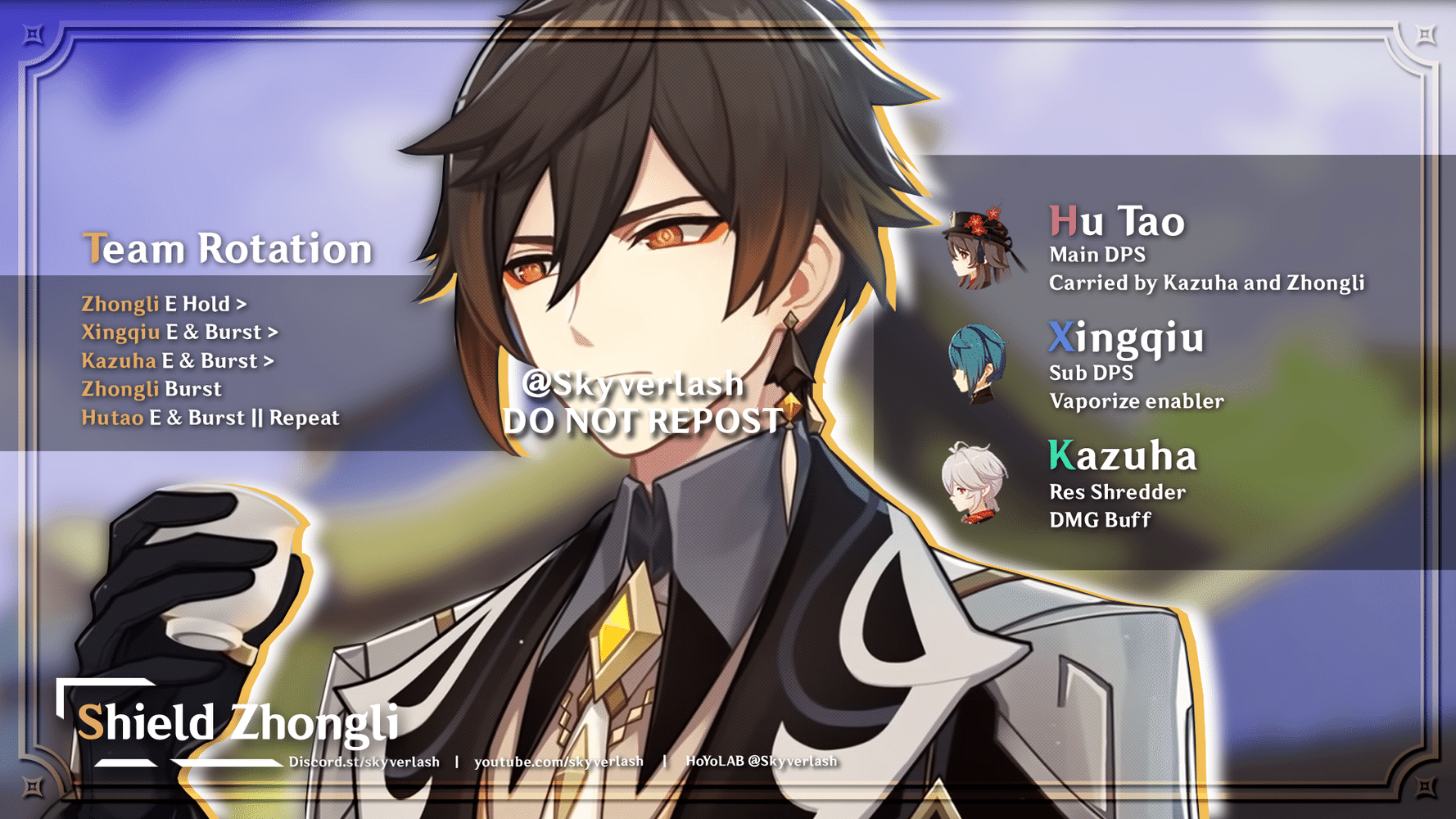 [3.0] Zhongli Build Guide Artifact, Weapon, Talent, Constellation