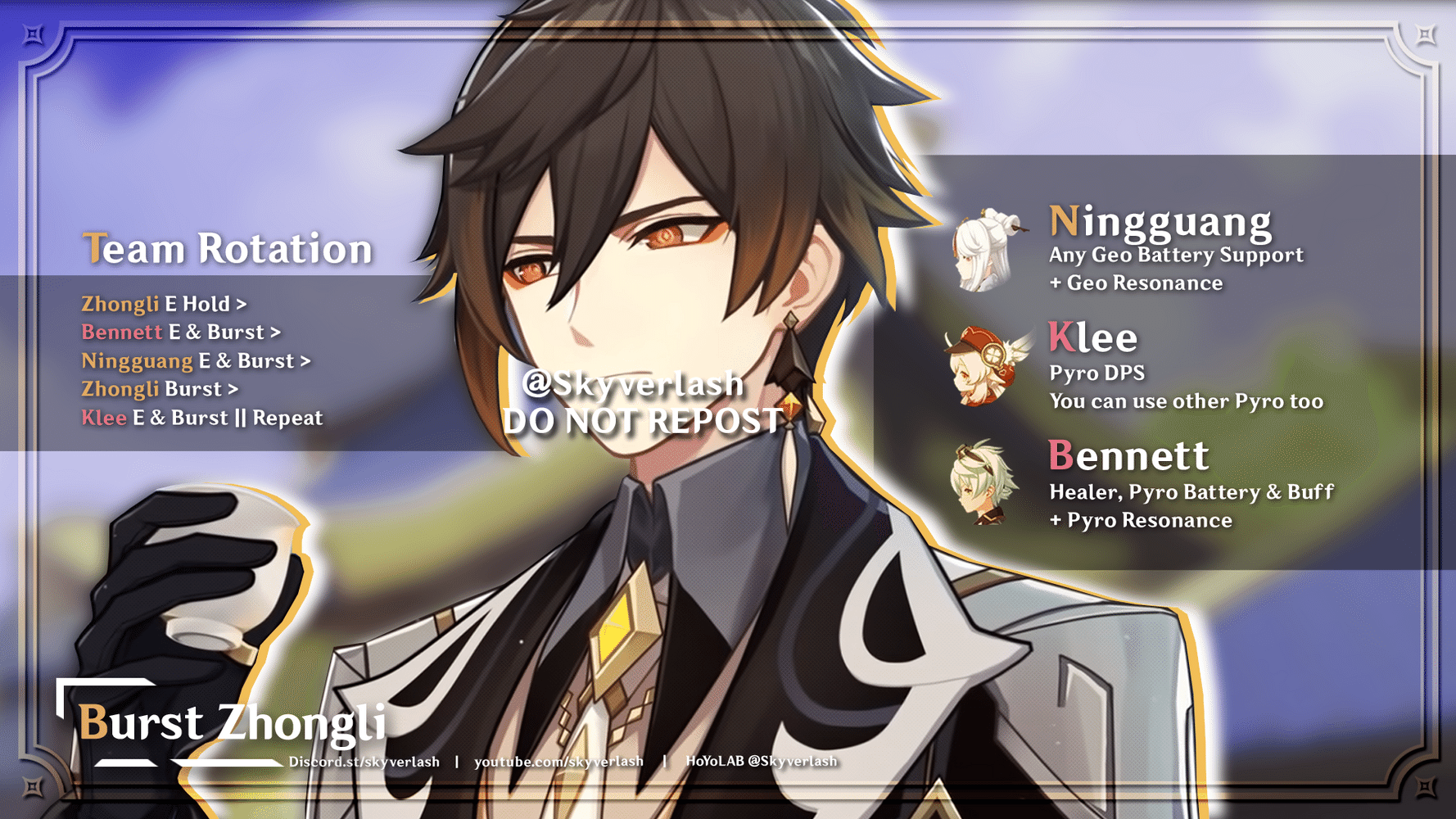 [3.0] Zhongli Build Guide Artifact, Weapon, Talent, Constellation