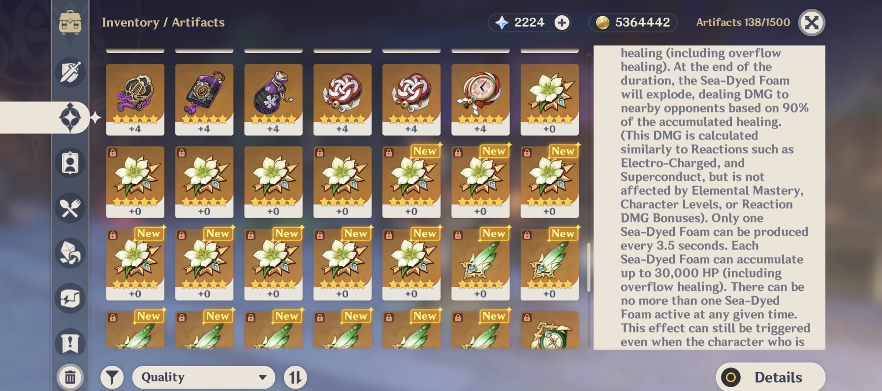 Spent all my spare artifacts on the artifact strongbox Genshin Impact