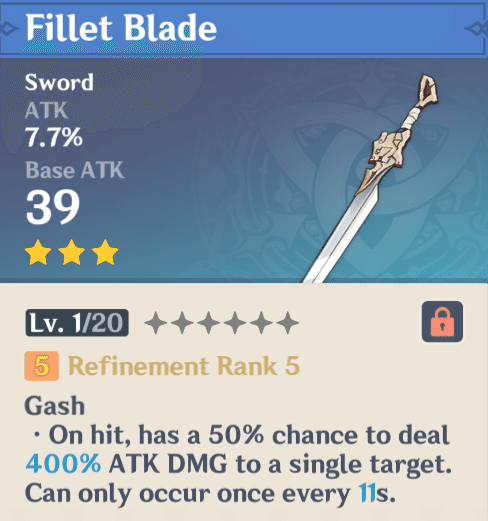 [Version 3.0] 3-Star Sword Weapon Guide Genshin Impact | HoYoLAB