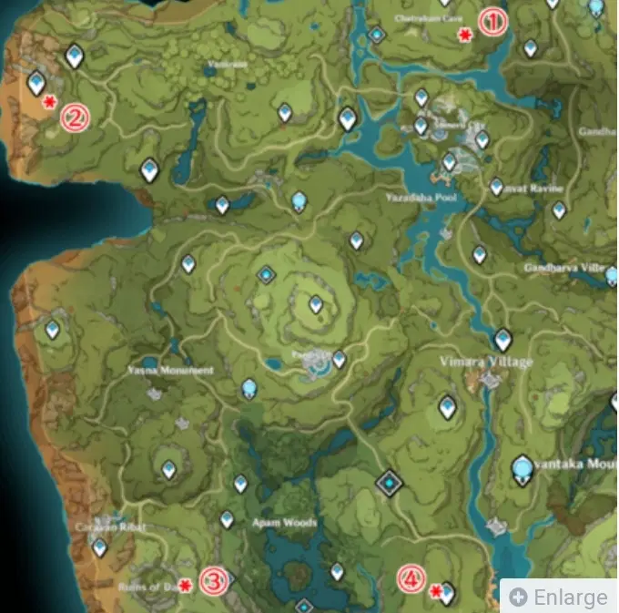 Shrine of depth locations in Sumeru! Genshin Impact | HoYoLAB