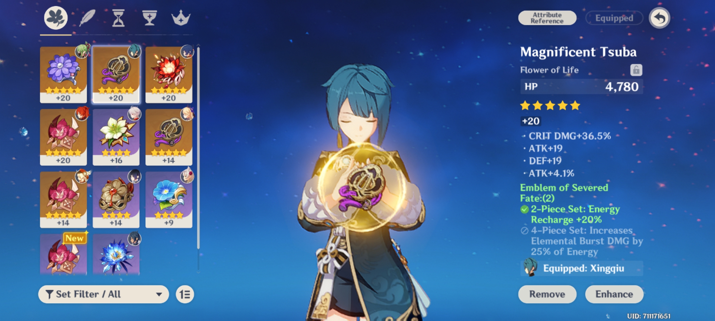 one of my best crit artifacts Genshin Impact HoYoLAB