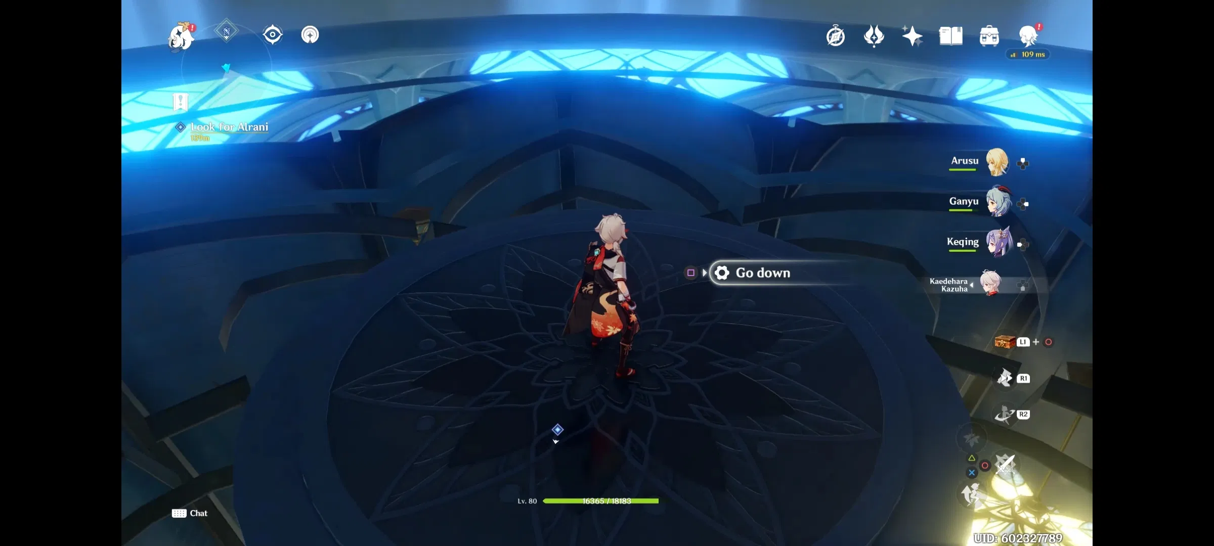 What's at the top of the elevator in the House of Daena? [Genshin 3.0