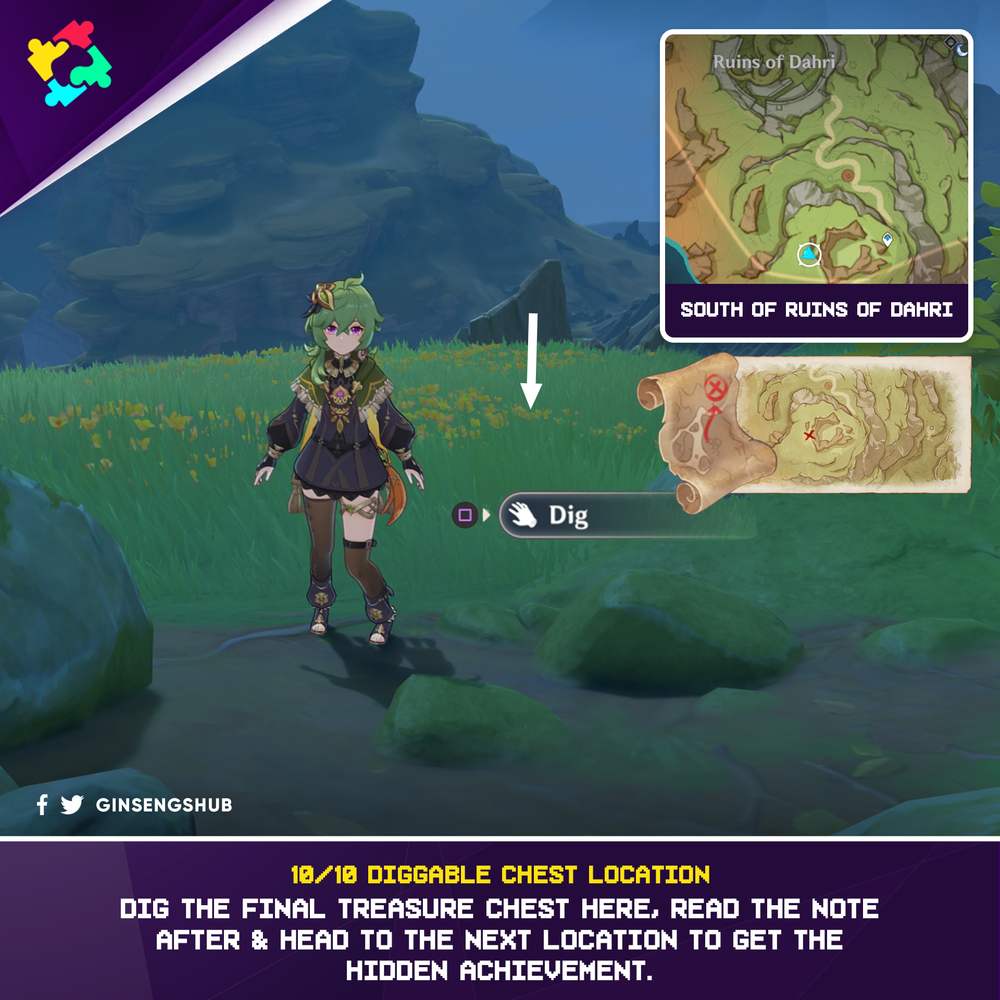 [v3.0] 10 Dig Chests Locations to get Oh, Frabjous Day! hidden