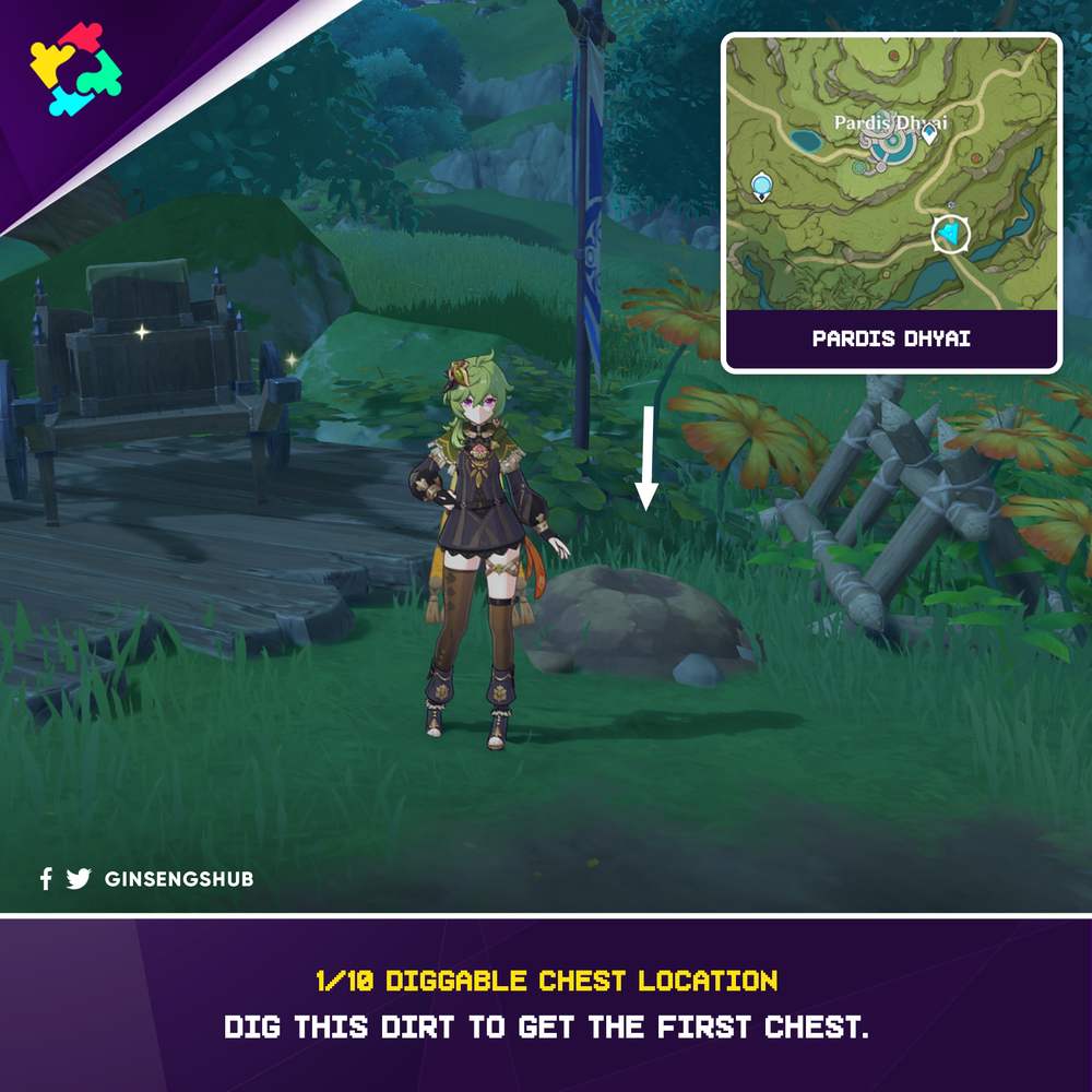 [v3.0] 10 Dig Chests Locations to get Oh, Frabjous Day! hidden