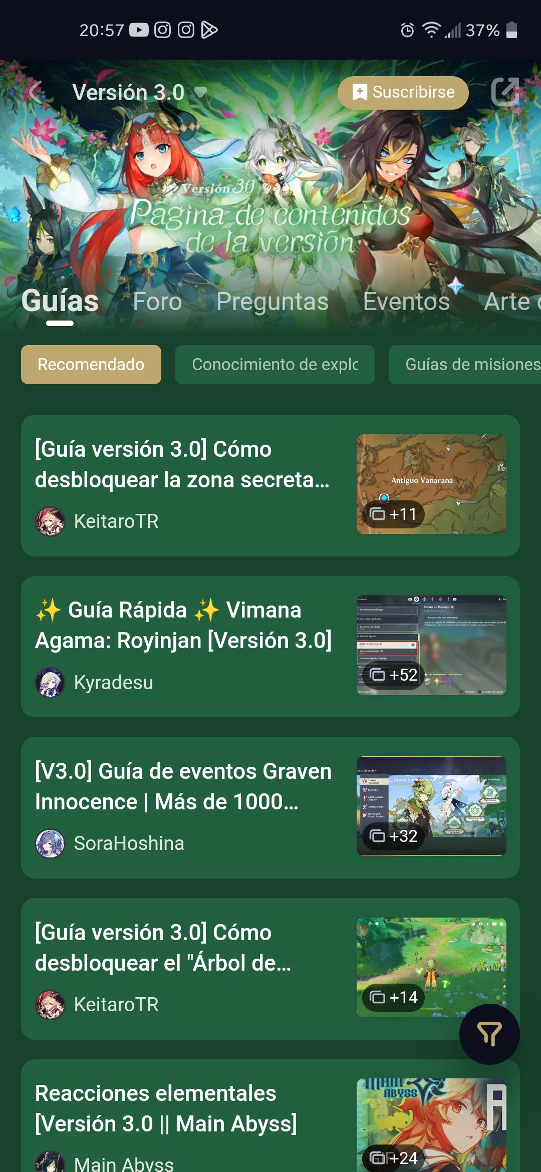 Aventura en el bosque HoYoLAB