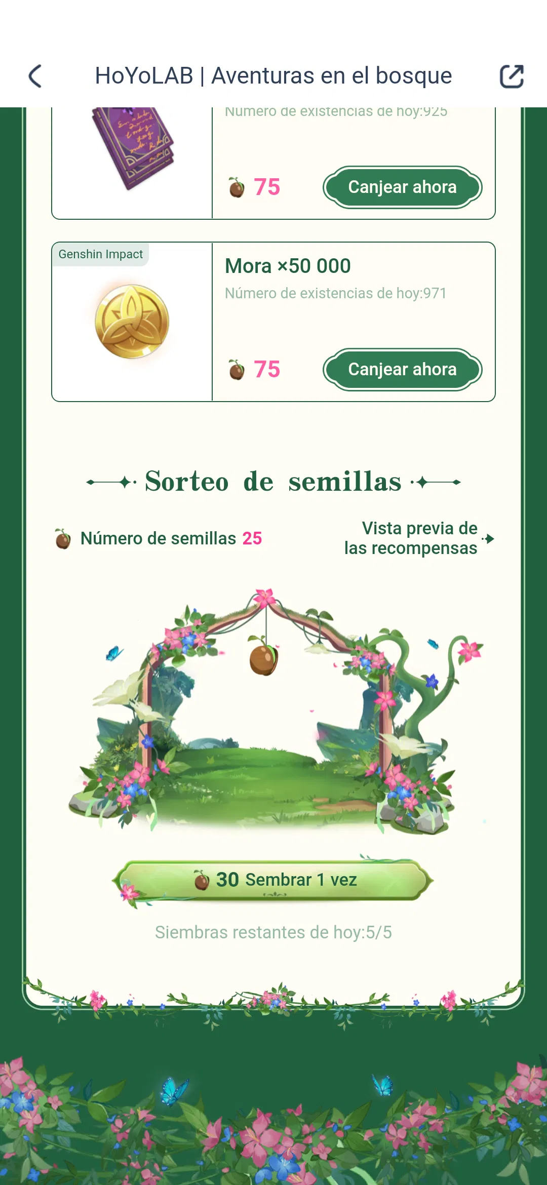 Aventura en el bosque HoYoLAB