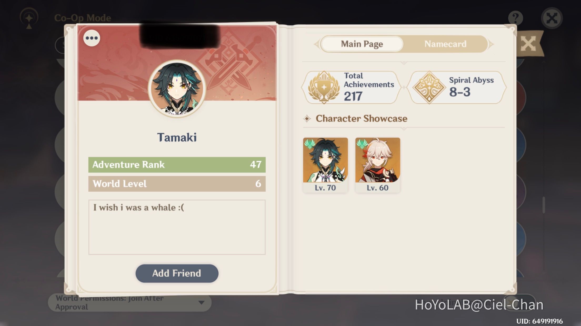 Signatures Genshin Impact HoYoLAB