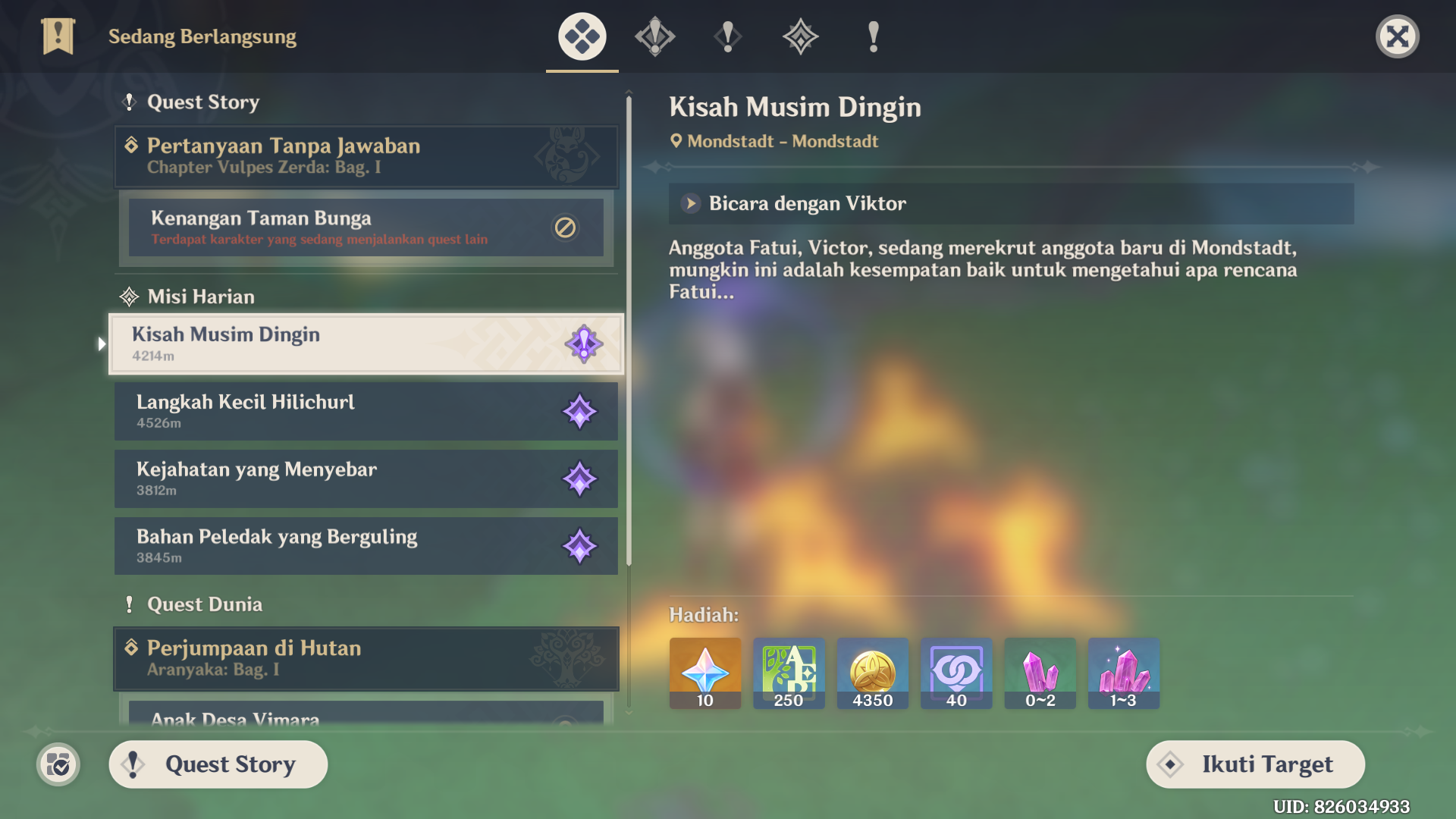 The Tales of Winter Genshin Impact HoYoLAB