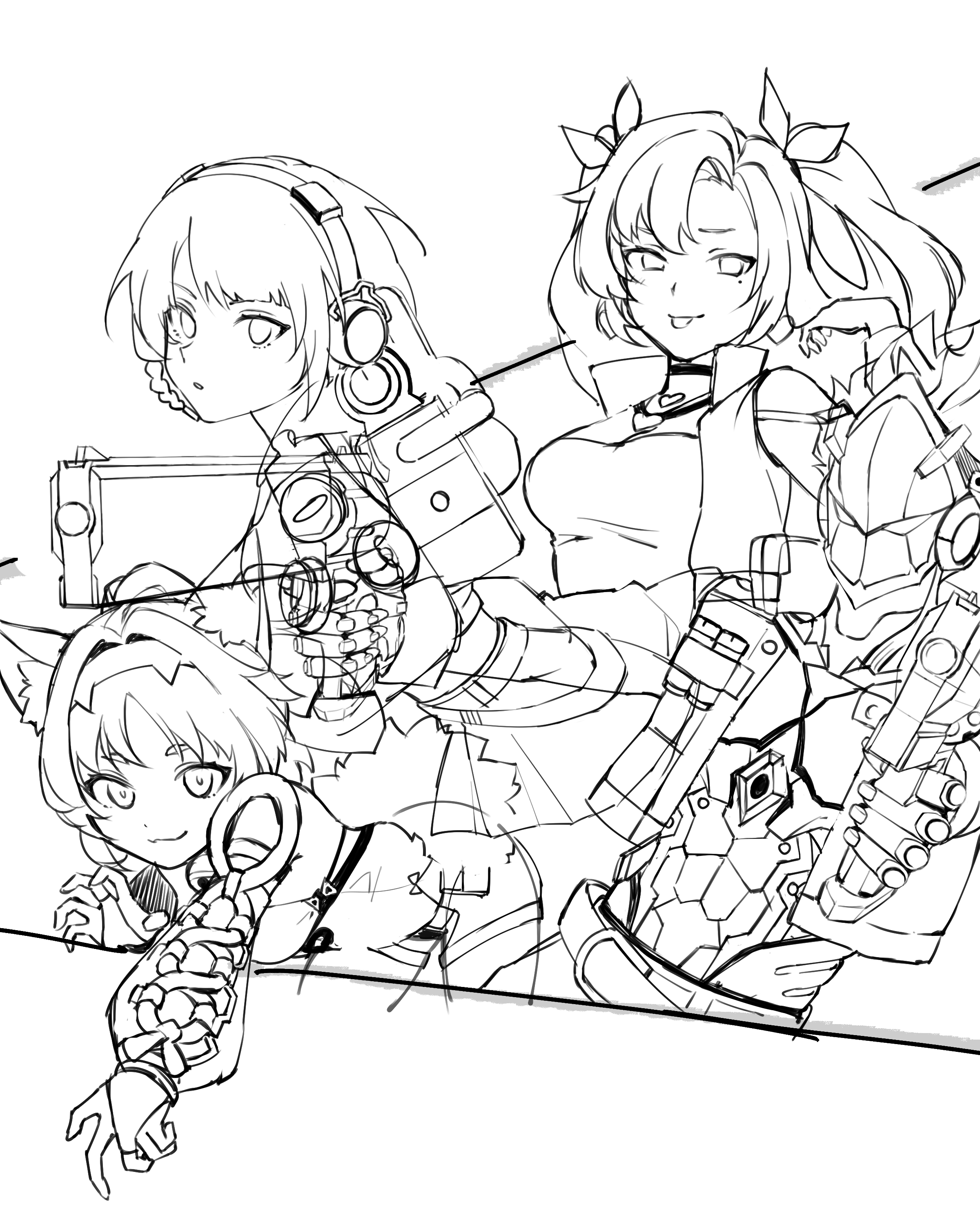 暗黒凰ゼロ・フェニックス 漫画 イラスト　3枚 ニイカ 邪兎屋 Zenless Zone Zero | HoYoLAB