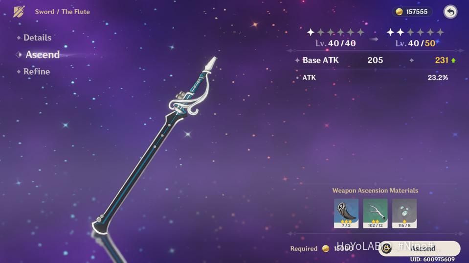 Amélioration de la flûte ! Genshin Impact HoYoLAB