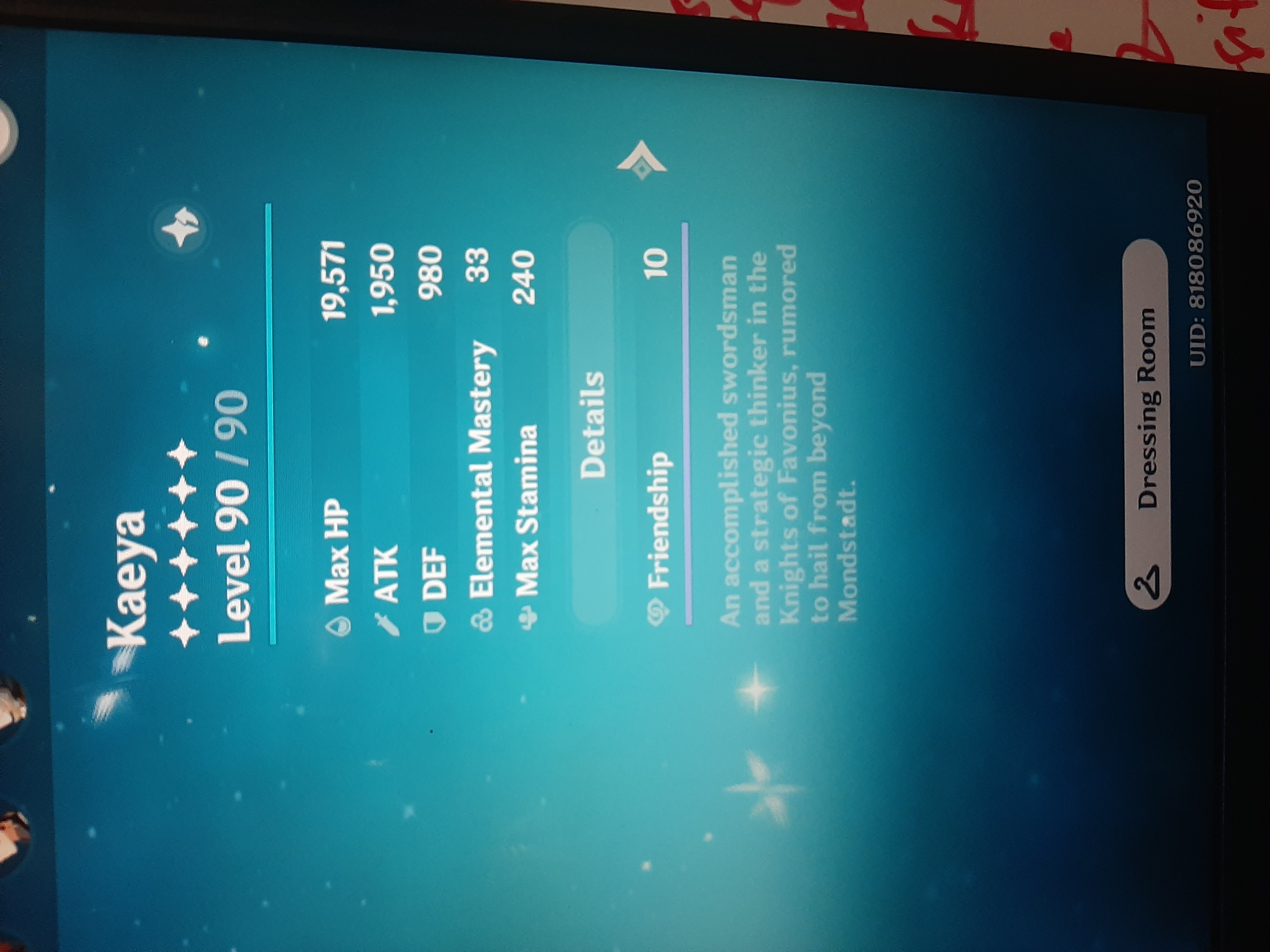 My Cryo Kaeya build Genshin Impact | HoYoLAB