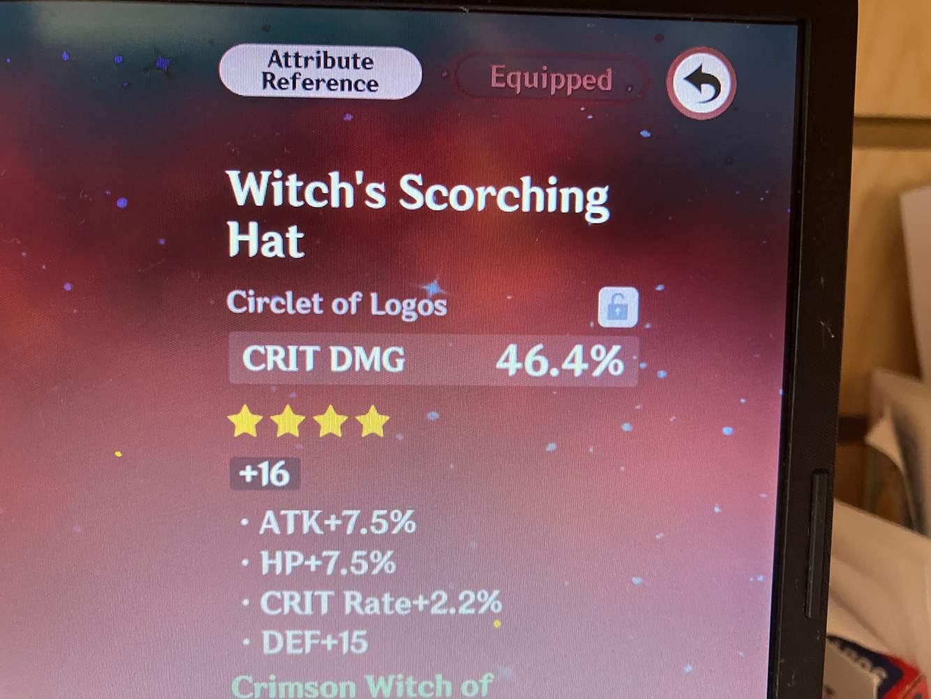 My Best Artifact! Genshin Impact HoYoLAB