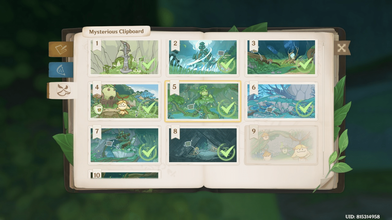 [SPOILER] Aranyaka Mysterious Clipboard Number 9 Genshin Impact HoYoLAB