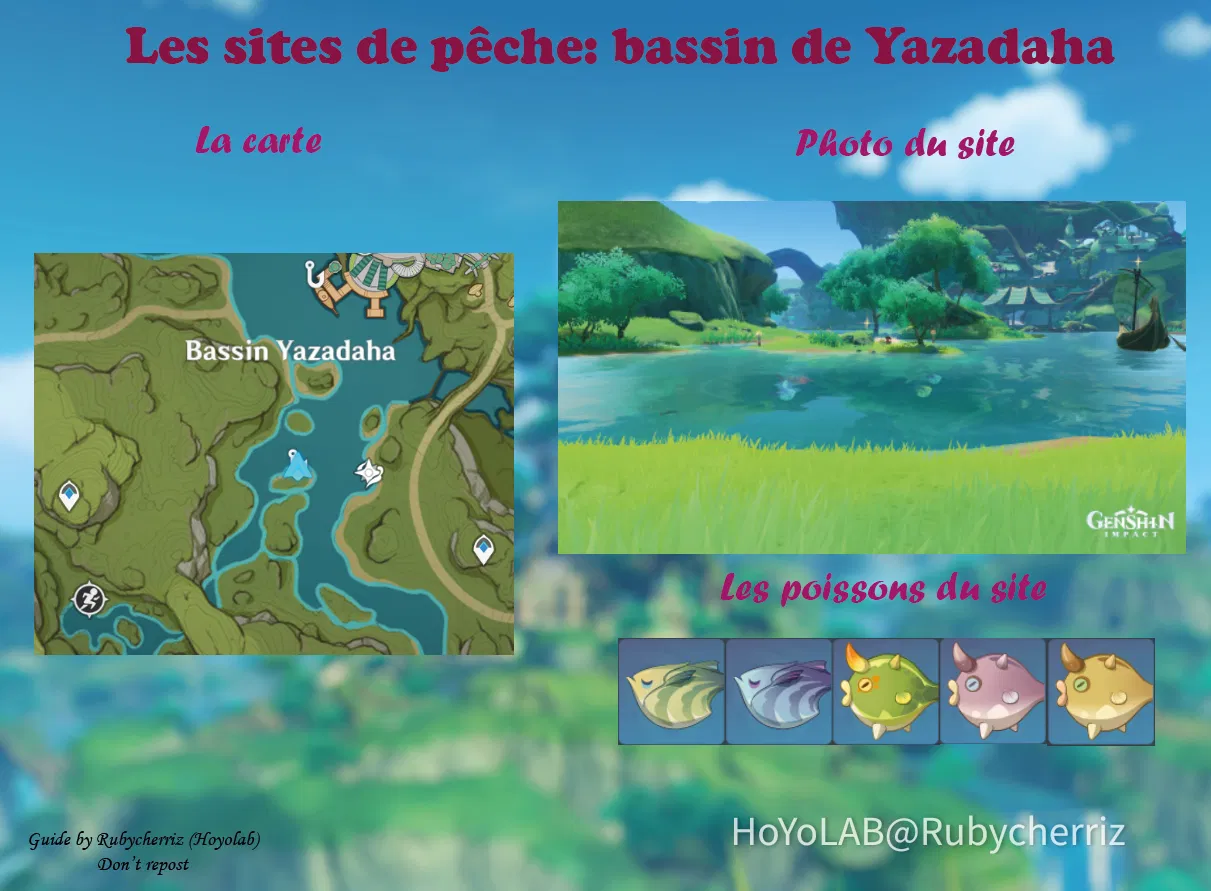 Les nouveaux poissons et pêche à Sumeru [Guide version 3.0] Genshin ...