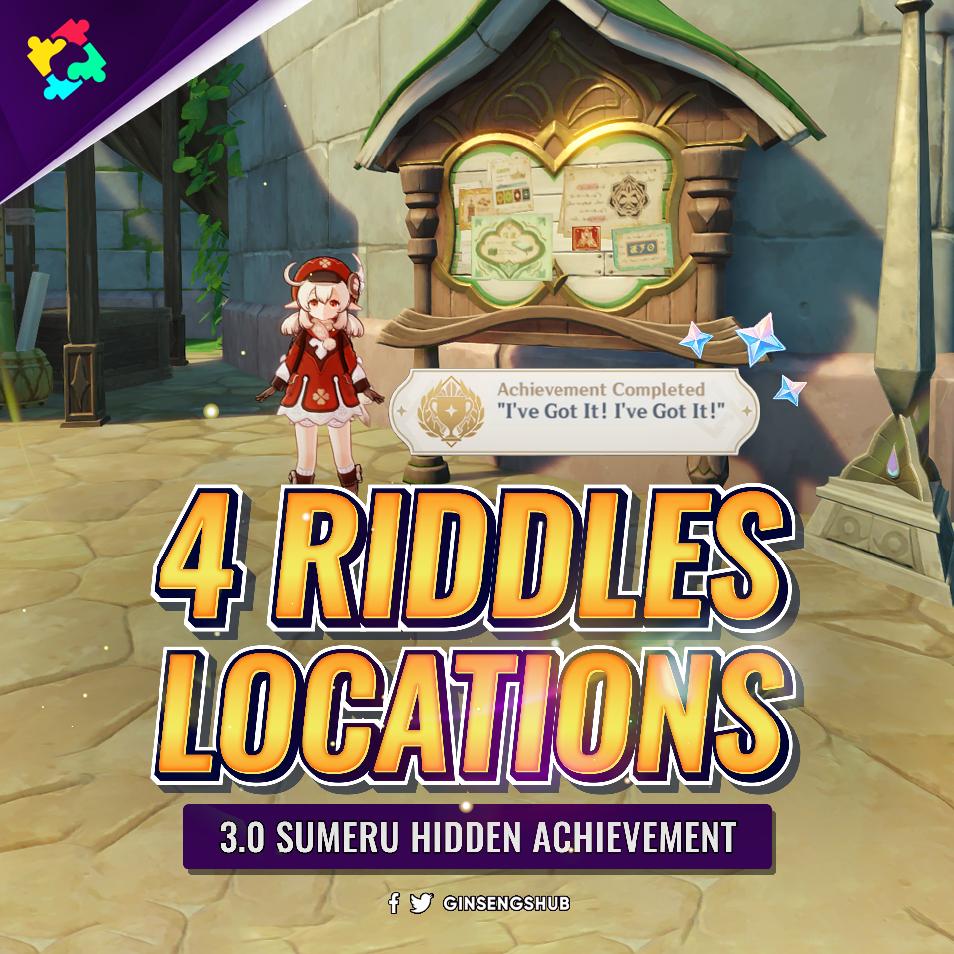 [v3.0] 4 Riddle Locations: I've Got It! I've Got It! Hidden Achievement ...