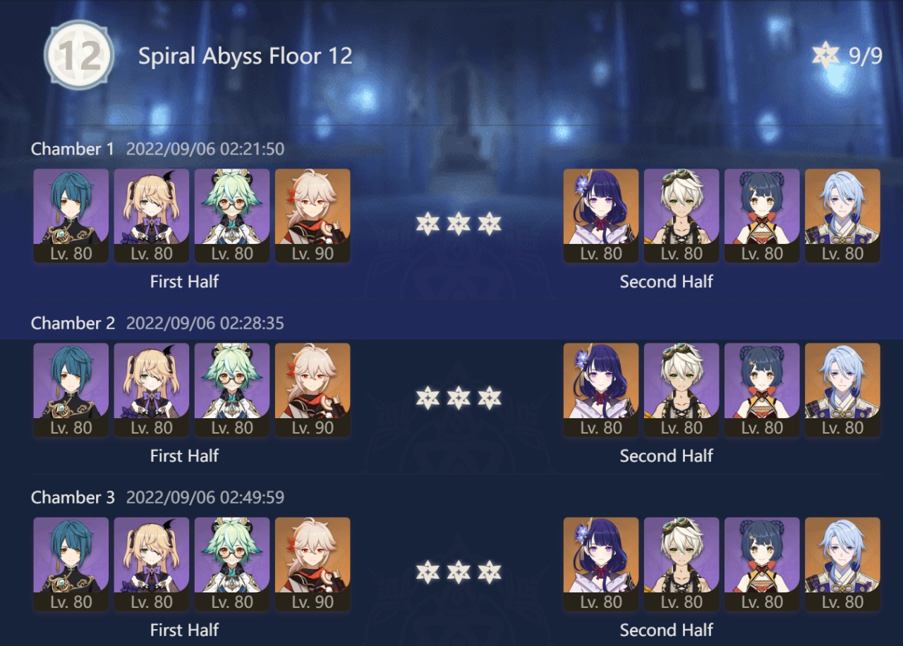 based tf kazuha f12 clear Genshin Impact | HoYoLAB