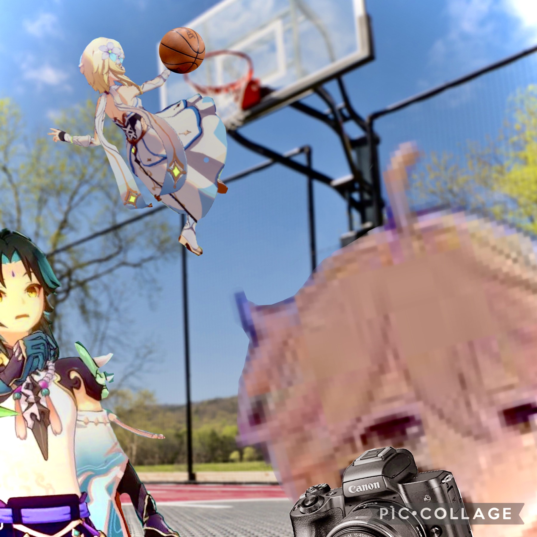 Genshin basketball =)) Genshin Impact HoYoLAB