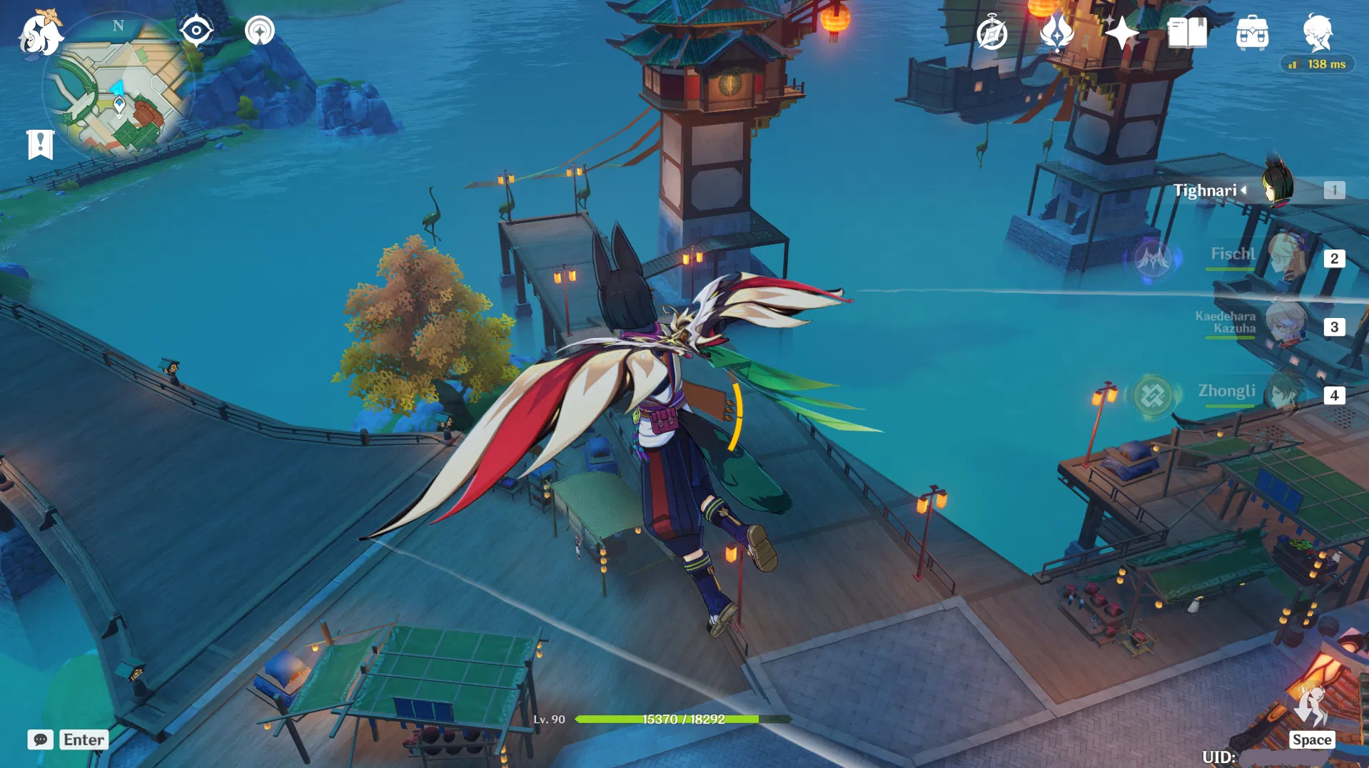 The KFC wings work incredibly well with Tighnari's color palette