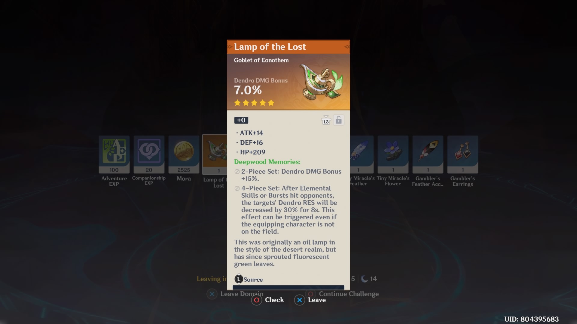 Dendro goblet finally! Genshin Impact HoYoLAB