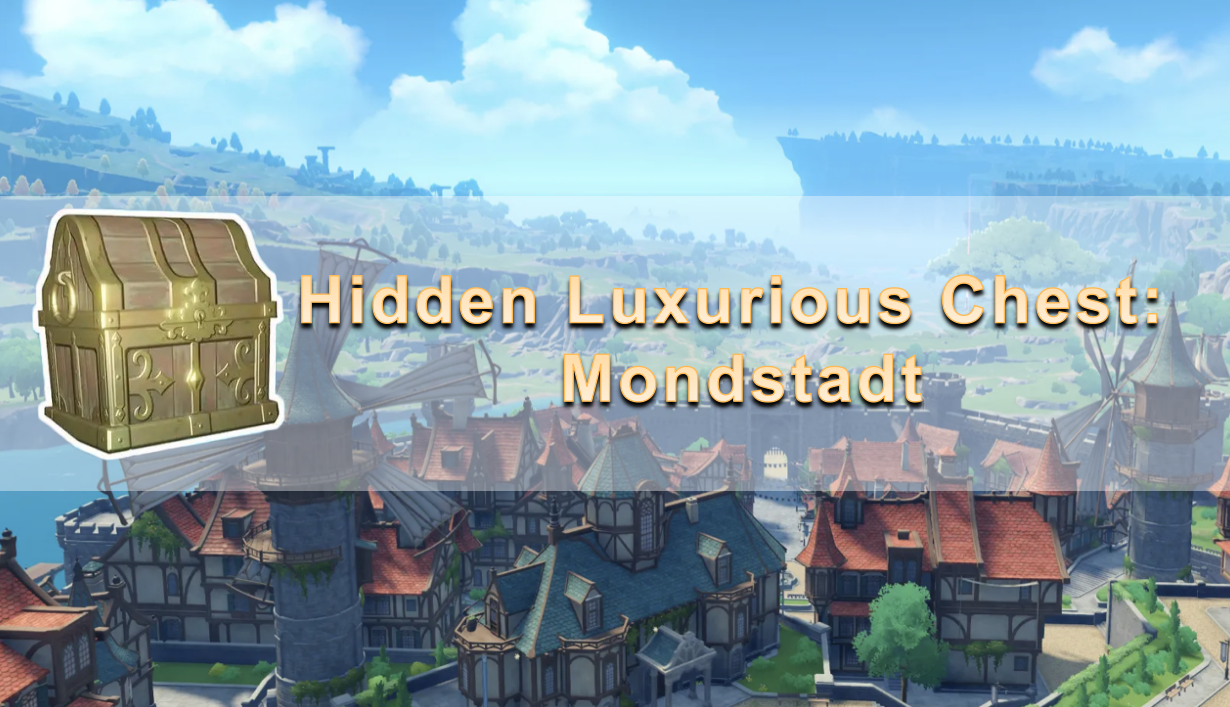 Hidden Luxurious Chest Mondstadt (Brightcrown Mountains) Genshin