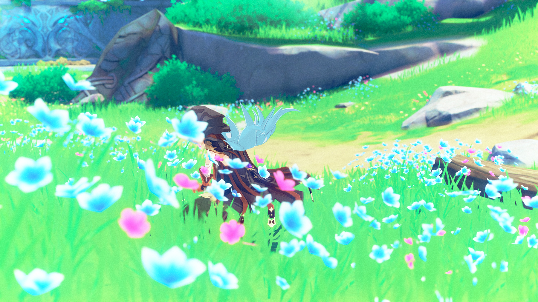 Day 543 “Flowers bloom in Wolvendom” Genshin Impact HoYoLAB