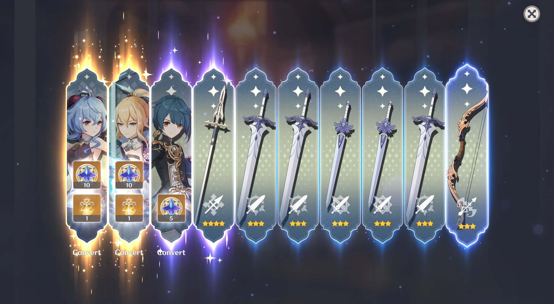 My first 2x 5 stars in 10 pulls Genshin Impact | HoYoLAB