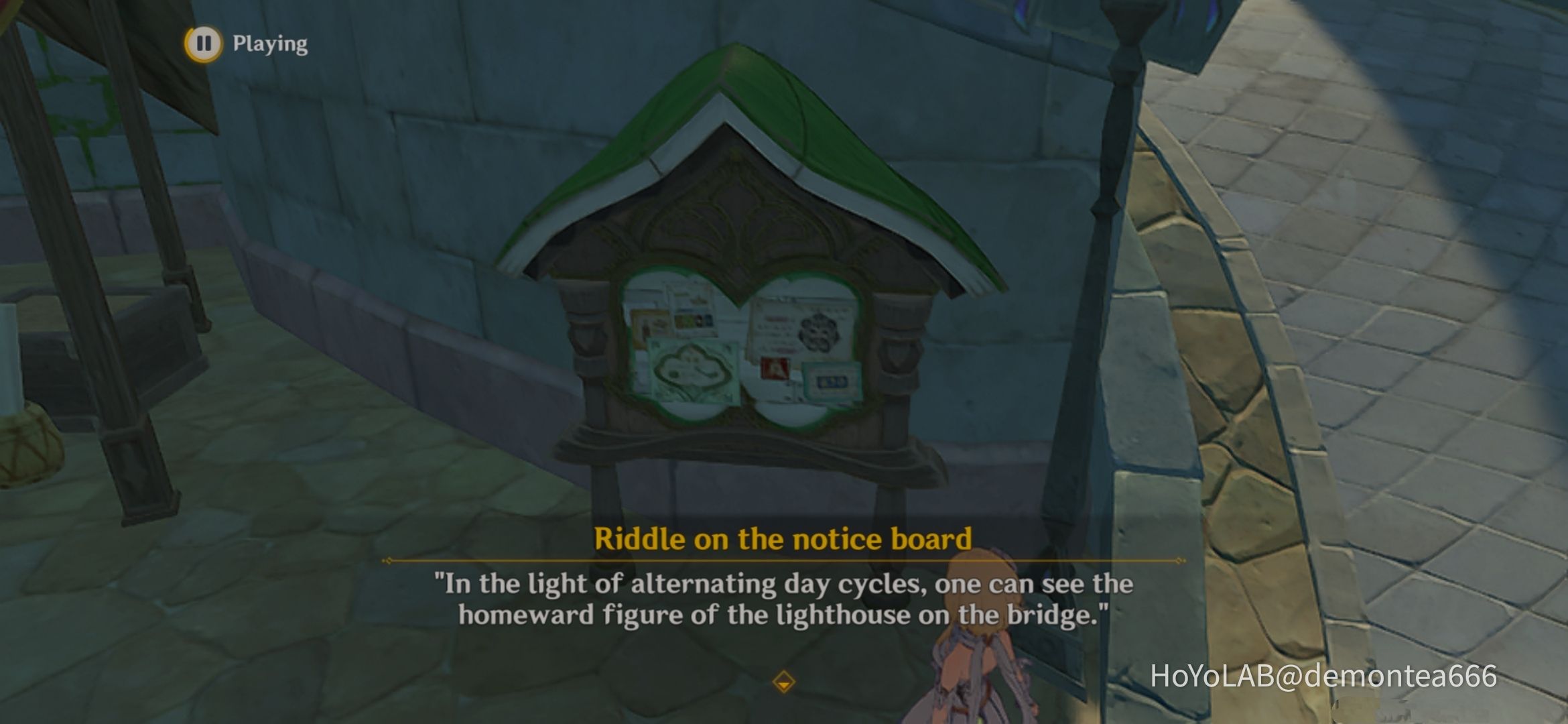 Bulletin Board Riddle Genshin Impact HoYoLAB