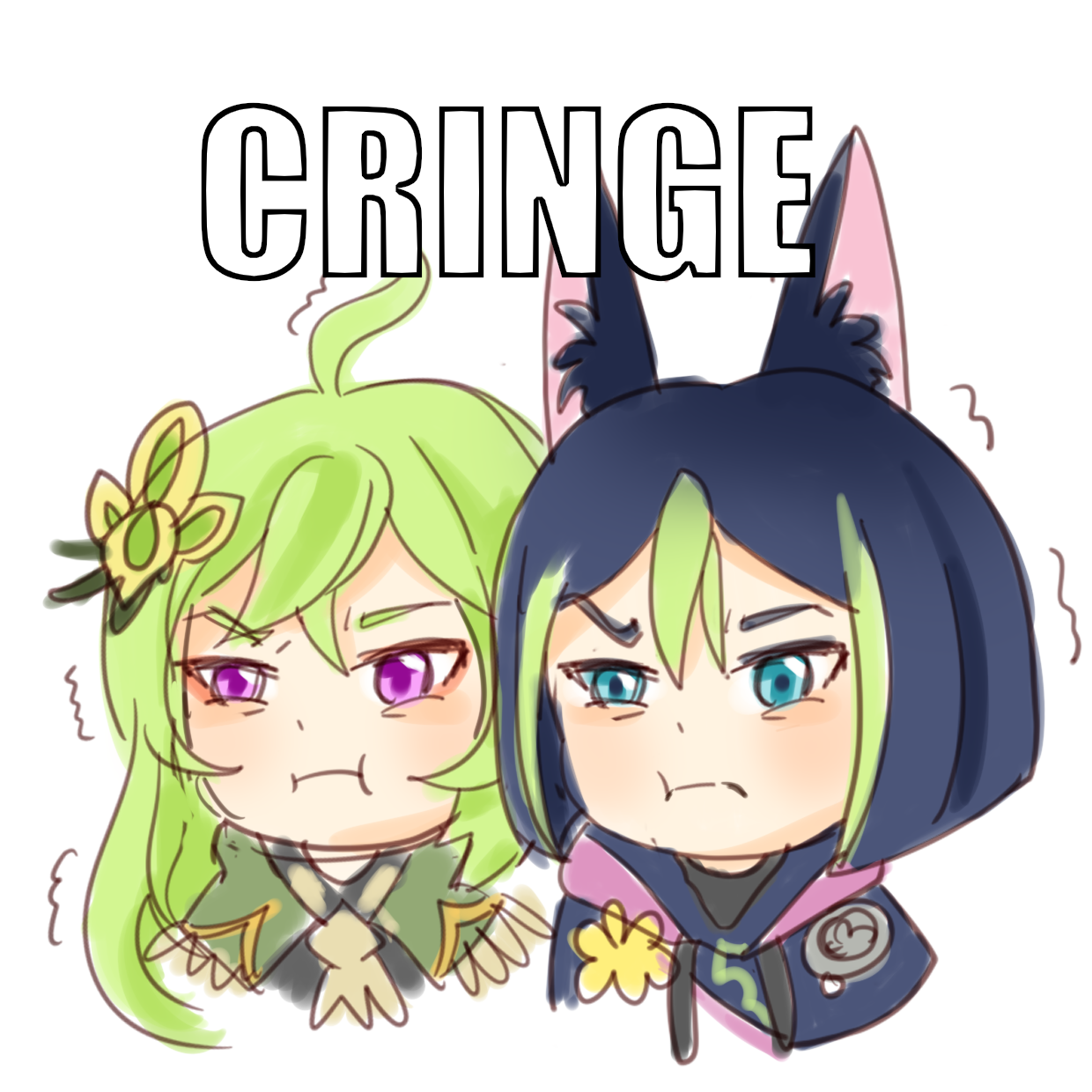 Tighnari & Collei cringe meme Genshin Impact | HoYoLAB