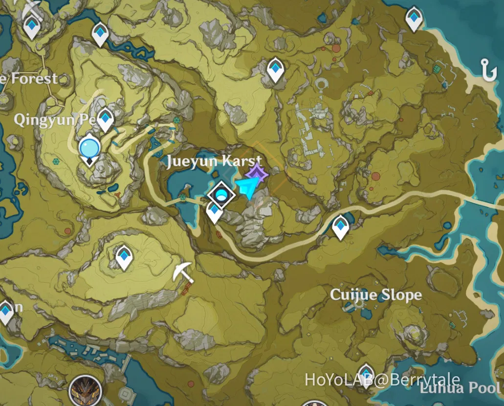 Dig this spot in Jueyun Karst and get an Exquisite Chest Genshin Impact