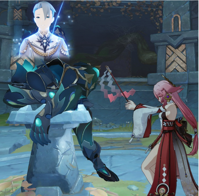 Do you remember Halfdan? if not...maybe is a spoiler for you Genshin Impact HoYoLAB