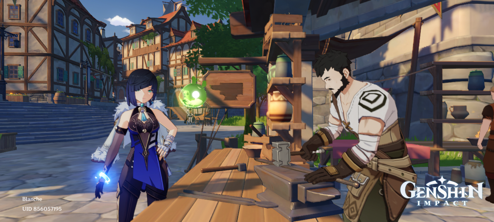 A photo with the infamous blacksmith in Mondstadt Genshin Impact HoYoLAB