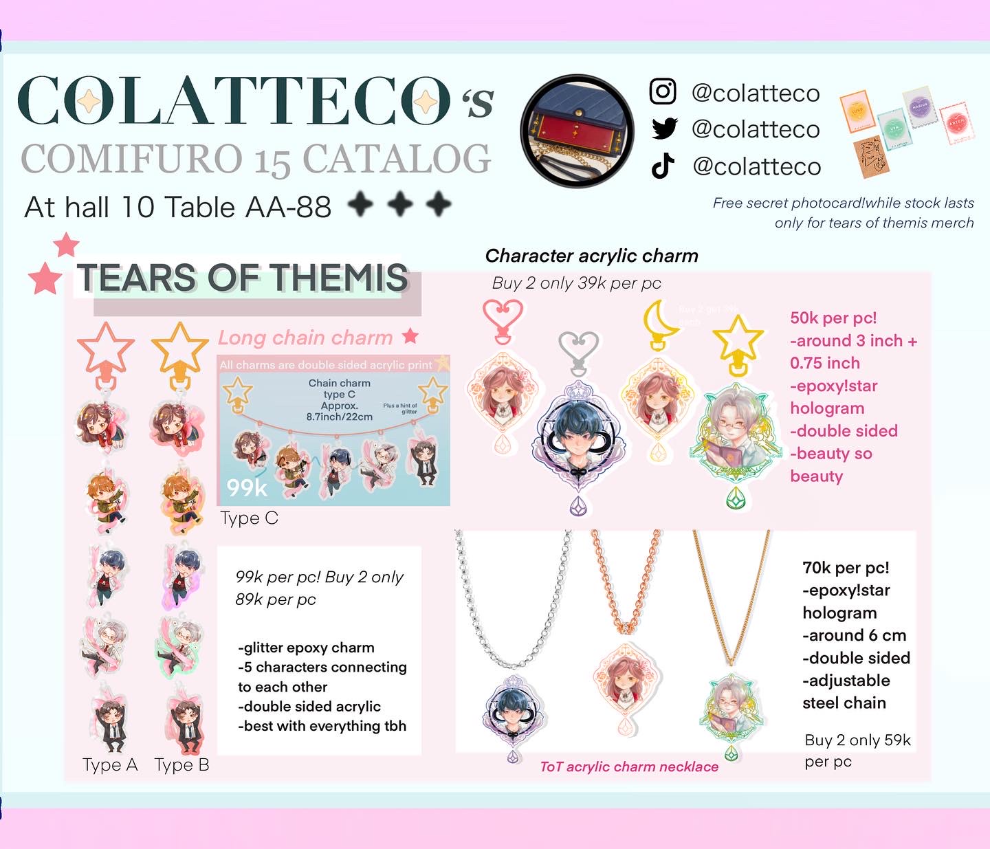 COMIFURO 15 Catalog 💕 Tears of Themis HoYoLAB