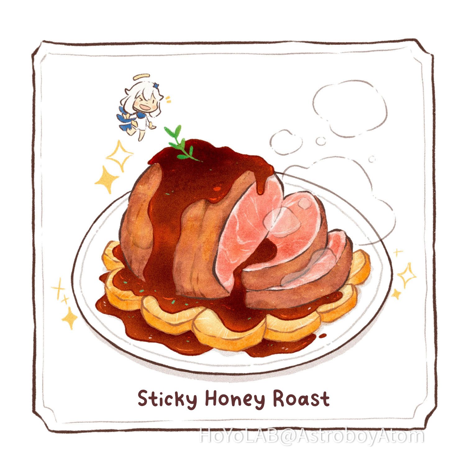 Sticky Honey Roast Genshin Impact Recipe Genshin Impact HoYoLAB
