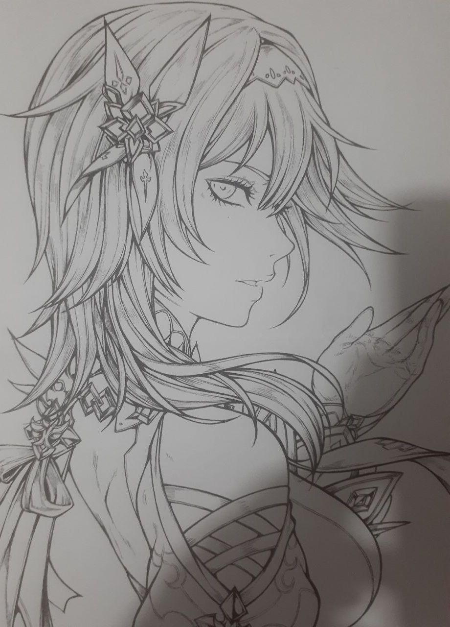 Eula Fanart Genshin Impact Hoyolab