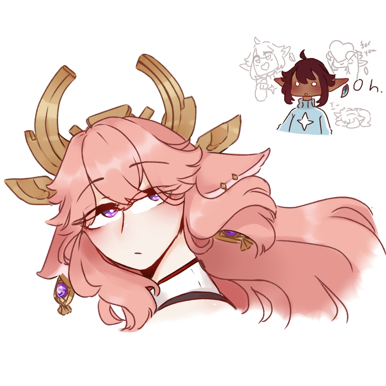 Memories of seeing Miko for the first time Genshin Impact | HoYoLAB