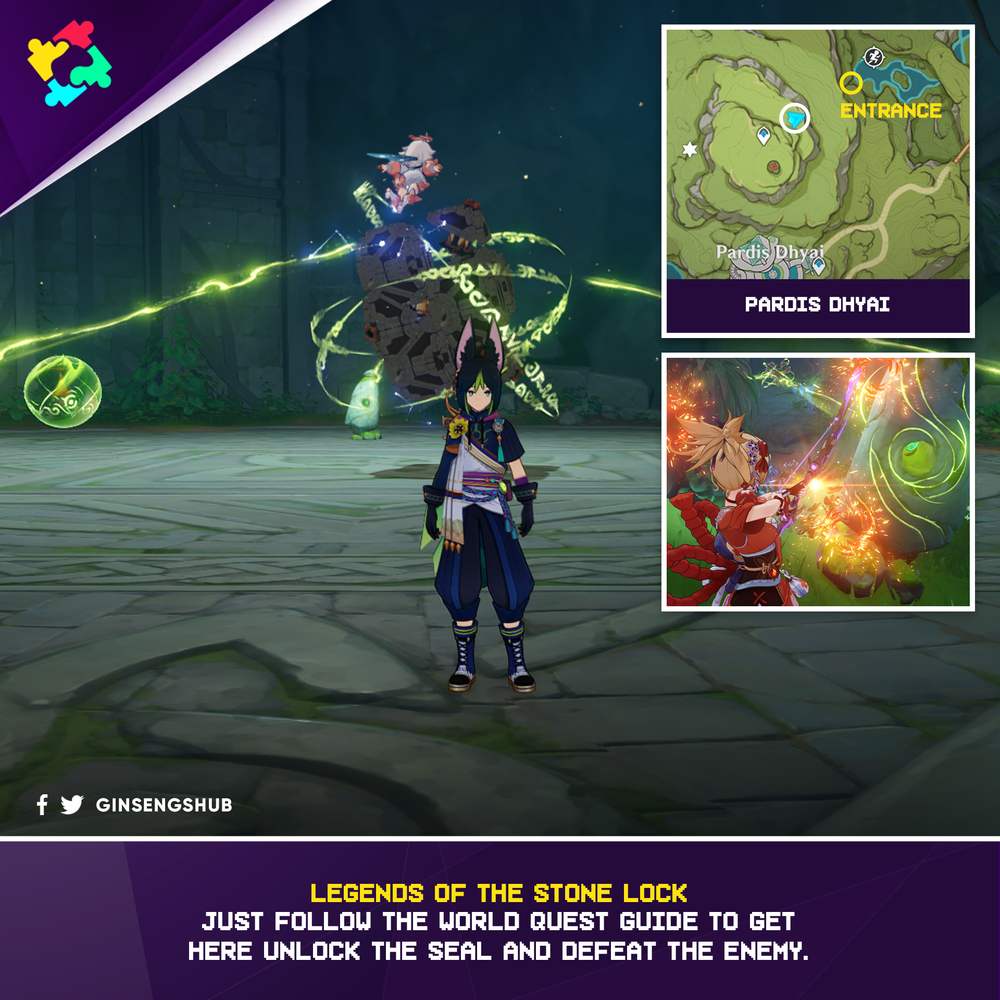 [v3.0] 16 Stone Locations to get the hidden world quest Genshin Impact ...