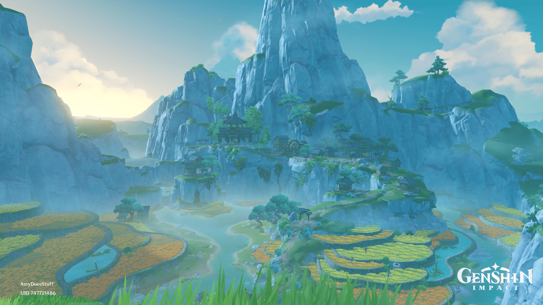 Qingce Village at sunrise Genshin Impact HoYoLAB