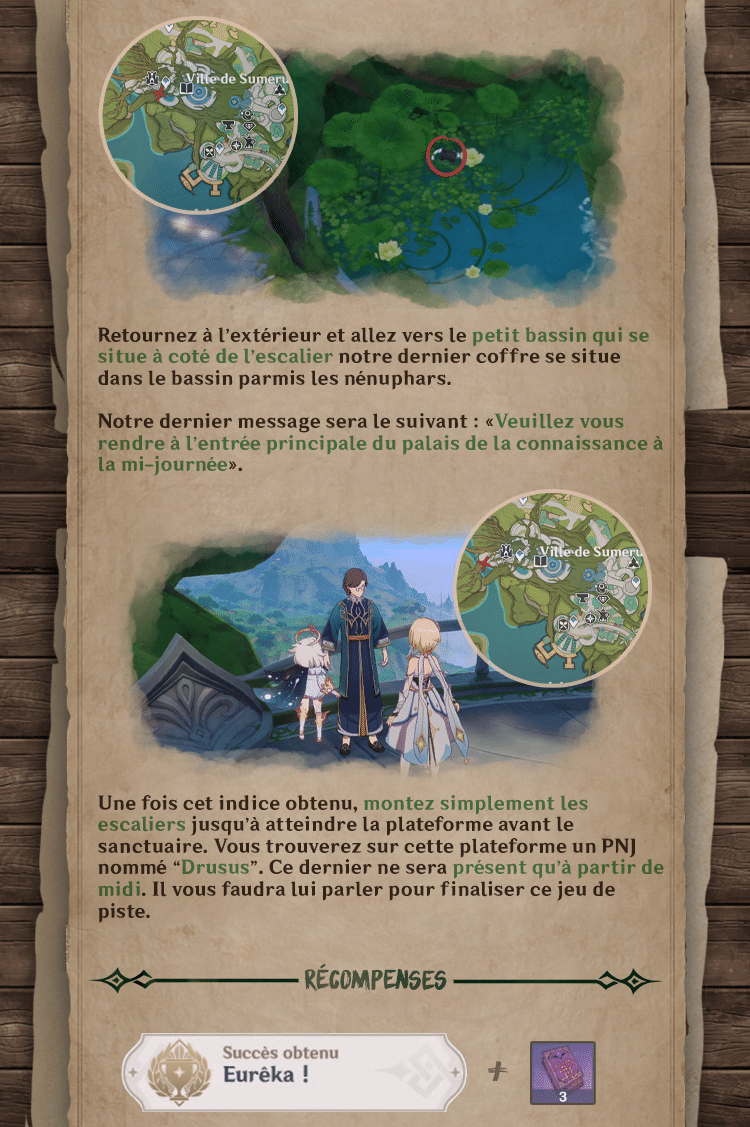 Tresor De Sagesse Un Nouveau Plan Genshin Quête cachée | Un trésor de sagesse : Nouveau plan Genshin Impact | HoYoLAB