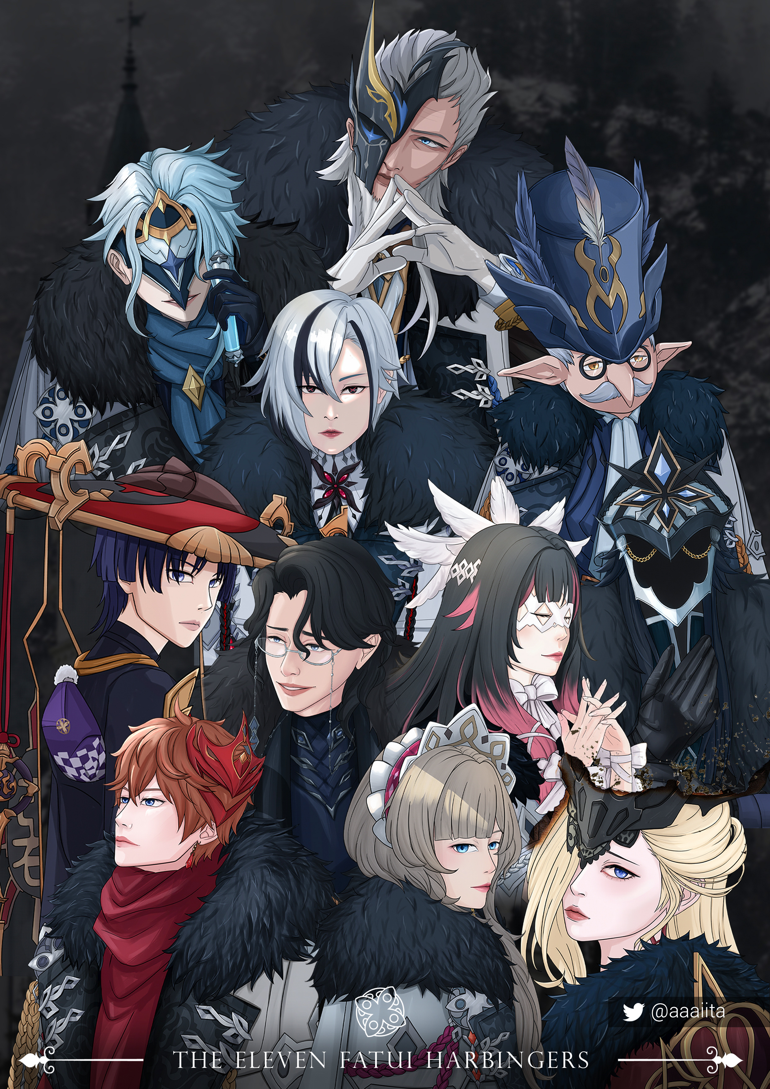  The Eleven Fatui Harbingers Genshin Impact 