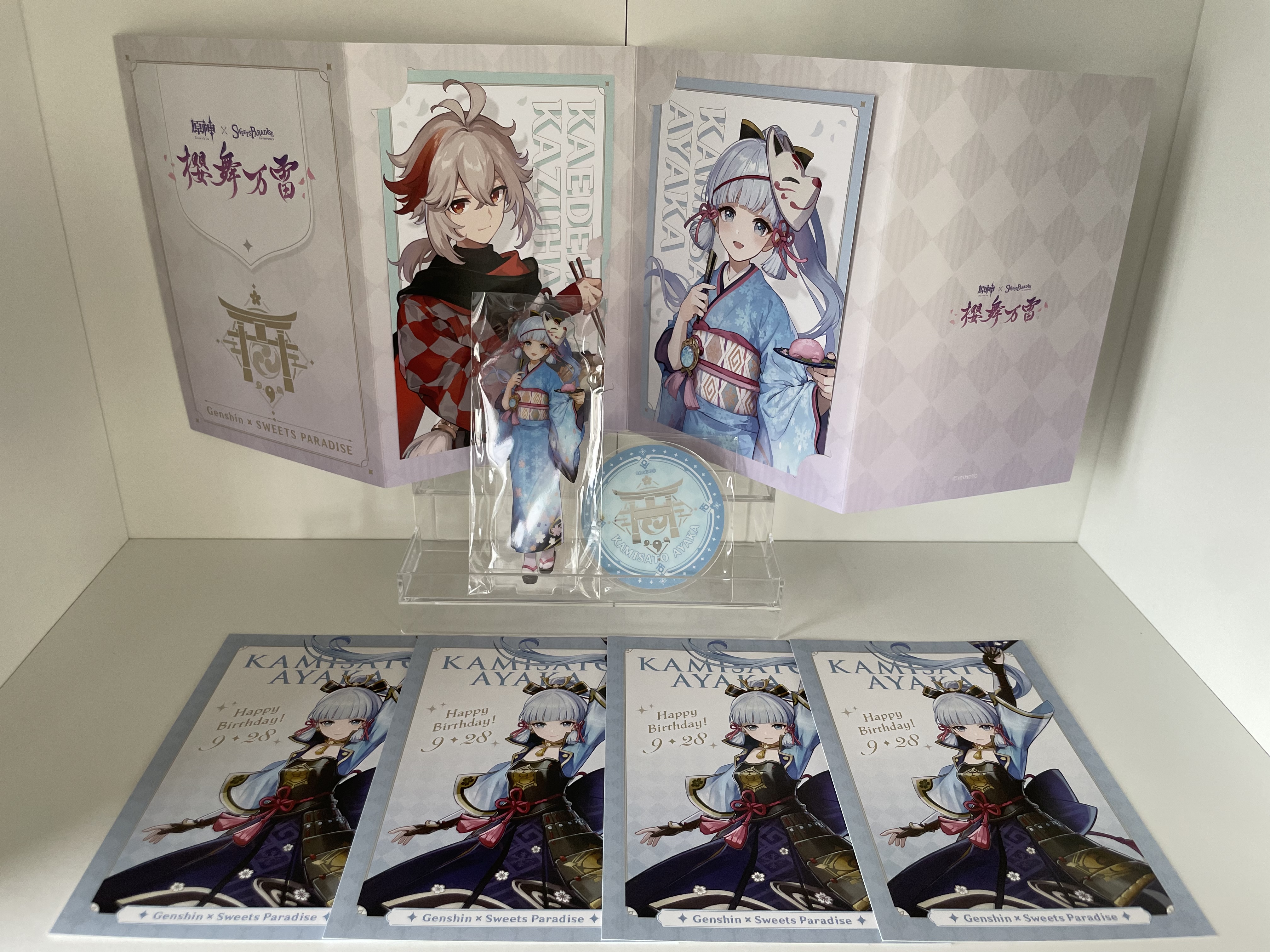 原神×SWEETS PARADISE -櫻舞万雷- アクリルスタンド スイパラ スイーツ