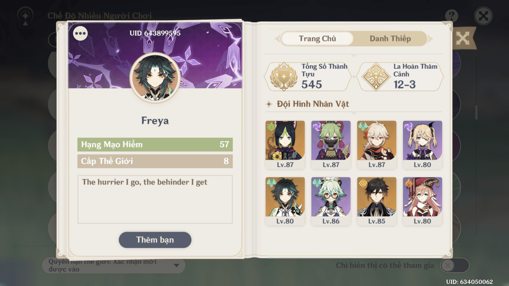 Beautiful signatures Genshin Impact HoYoLAB