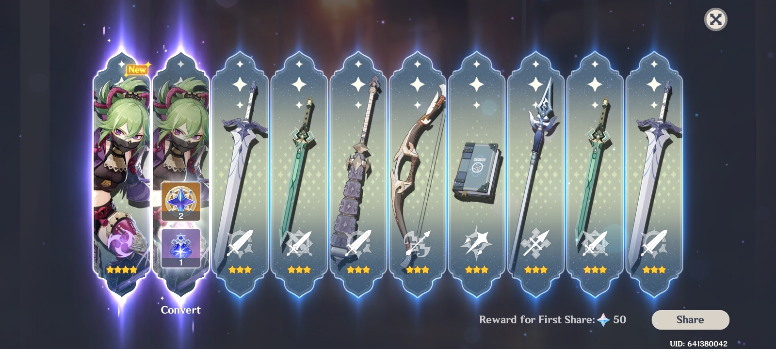 my first ten pull on cyno Genshin Impact | HoYoLAB