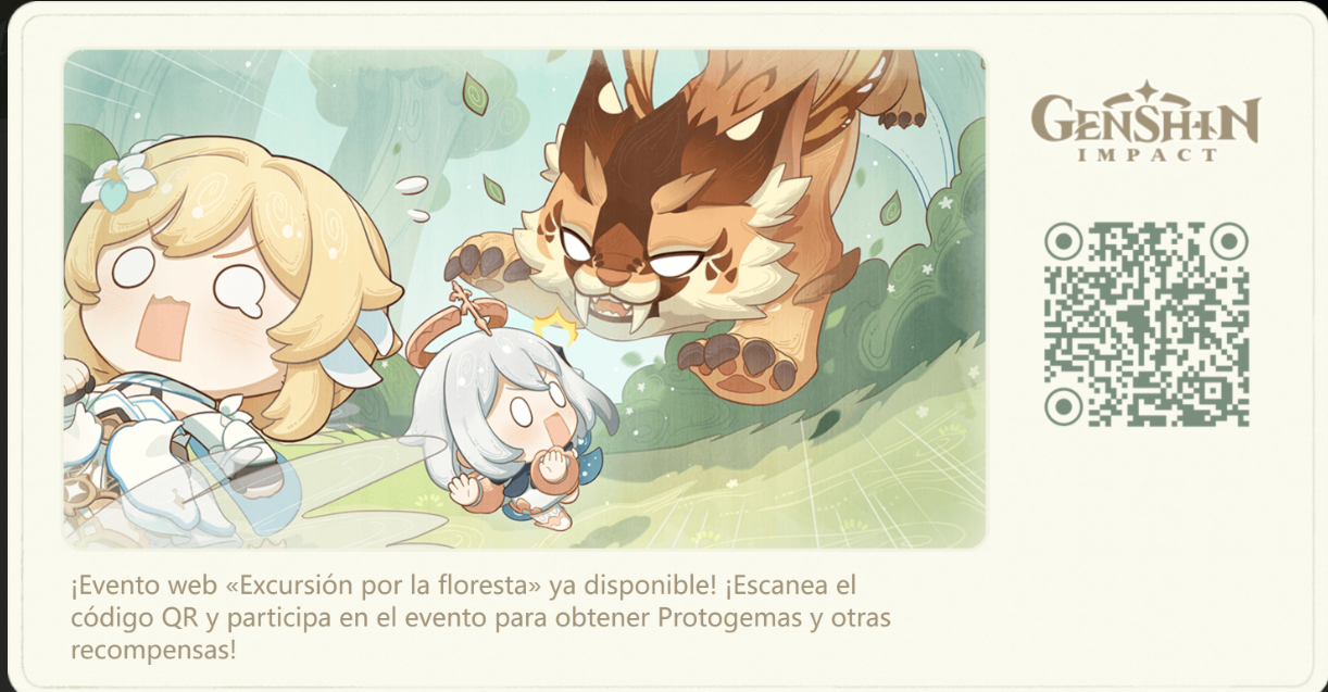 un paseo por el bosque Genshin Impact HoYoLAB