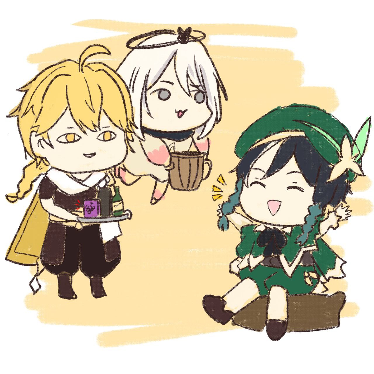 Have some drink Venti Genshin Impact HoYoLAB