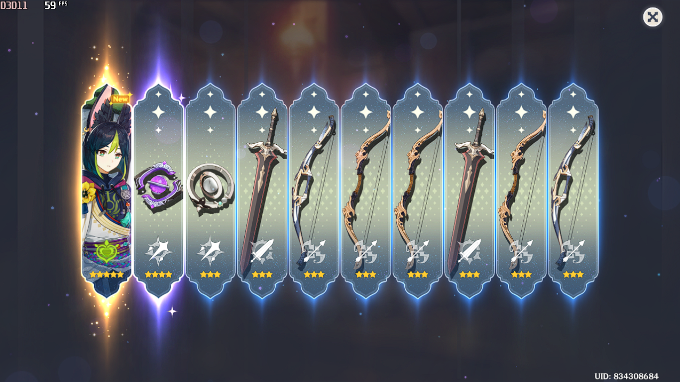 Got Tighnari from standard banner. Genshin Impact HoYoLAB