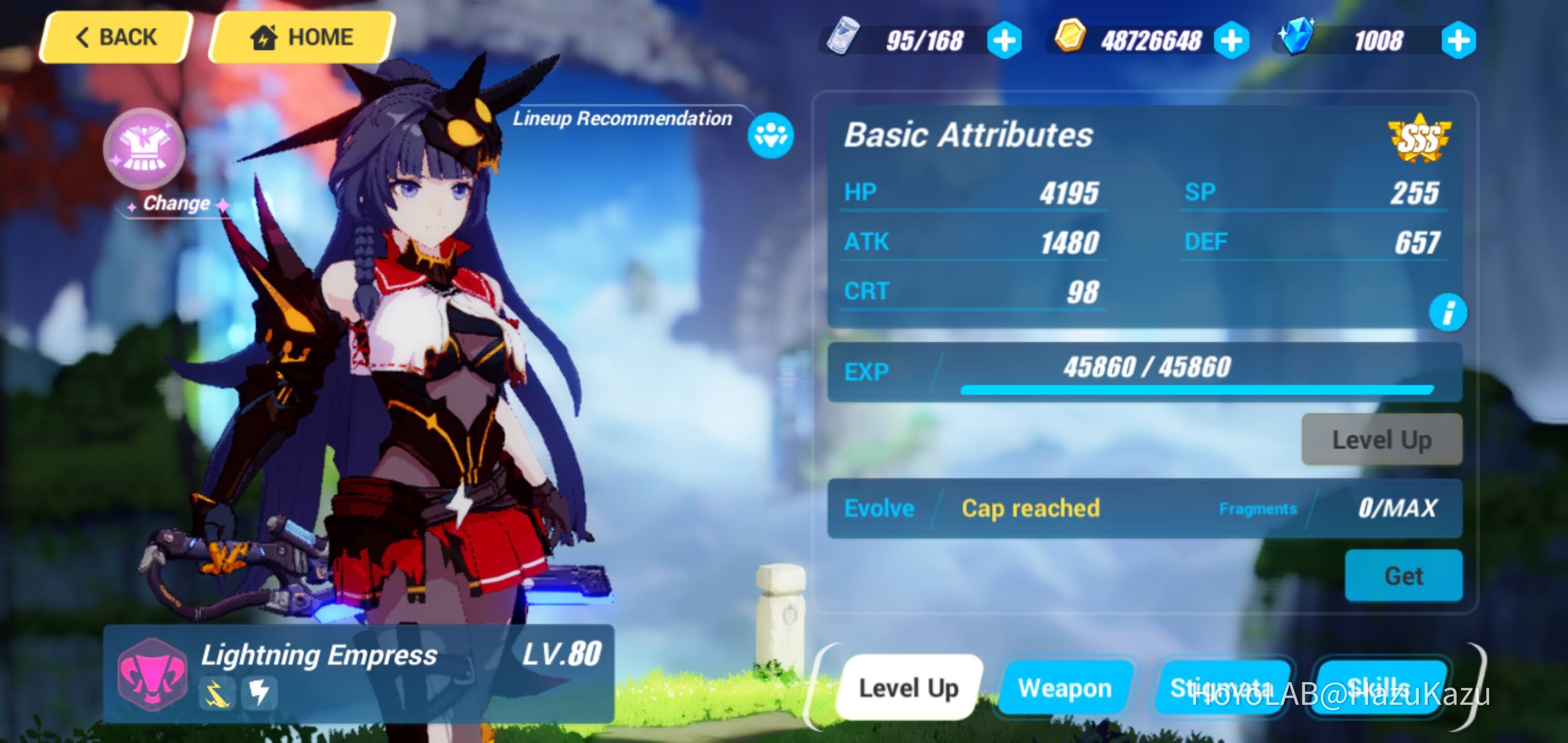 Lightning Empress Honkai Impact 3rd HoYoLAB